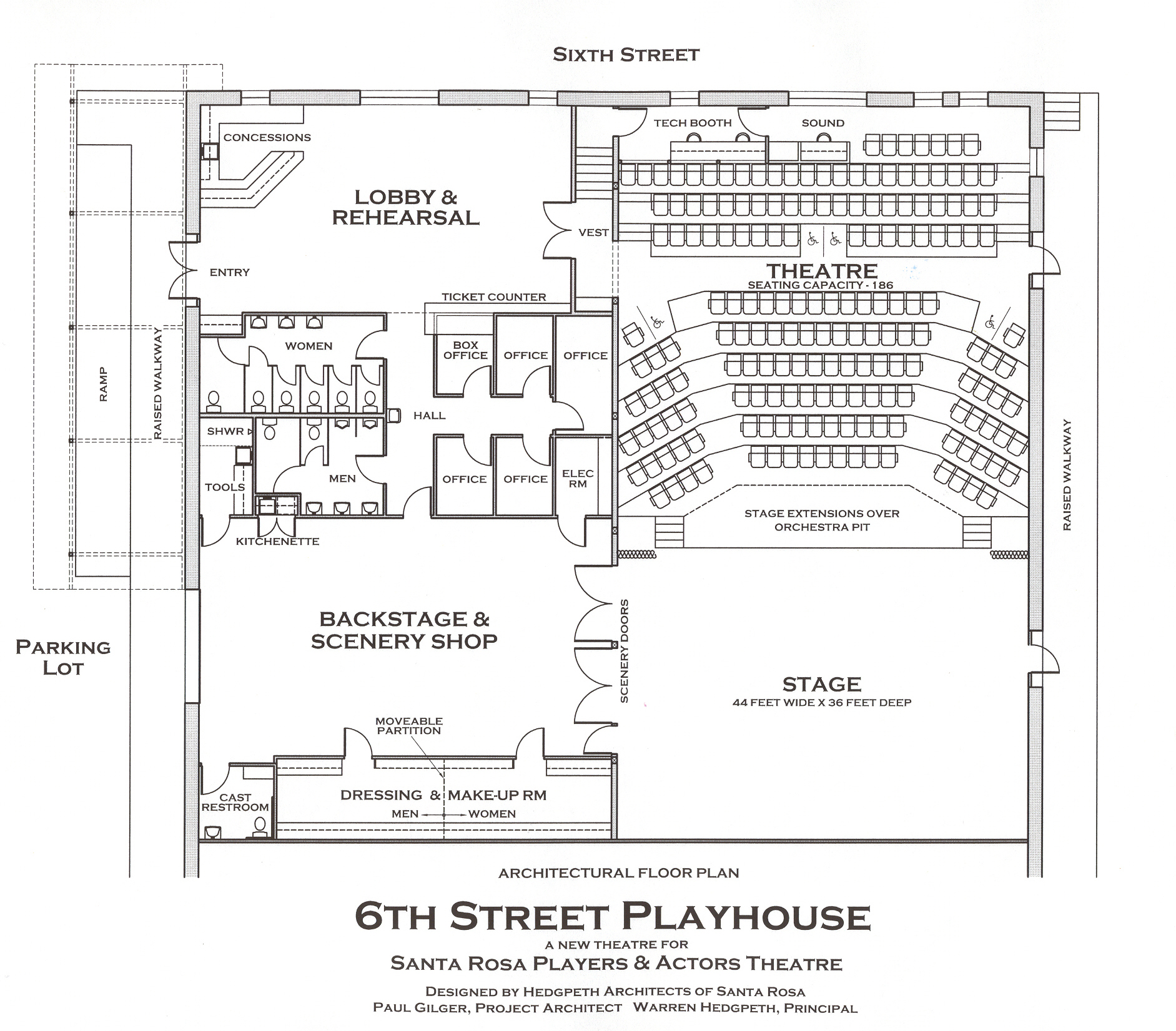 6th Street Playhouse Seating Chart